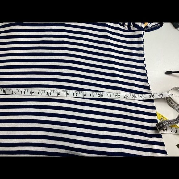 ALISON GRACE, Tunic Top, Blue,White &Gold, 2X - Picture 7 of 10